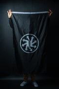 Pfeilrad Flagge "An die Wand"